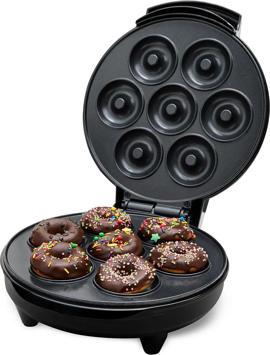 Donut Maker Ceramic 7 Munkar 700W DM400 Svart Champion