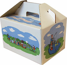 Sommarkartong lilla 240x180x150 mm