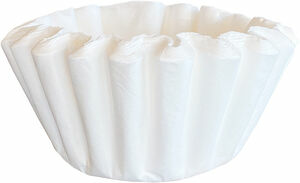Kaffefilter veckade 110 mm blekt filterpapper Catering NPA