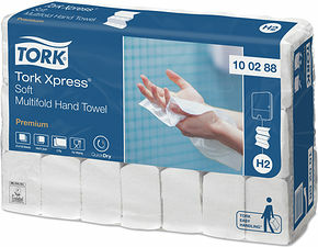 Tork Handduk Xpress® Mjuk Multifold Premium H2