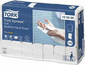 Tork Handduk Xpress® Mjuk Multifold Premium H2
