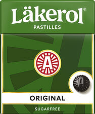 Läkerol Original grön sockerfri Ahlgrens