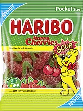 Happy Cherries Sour påse Haribo