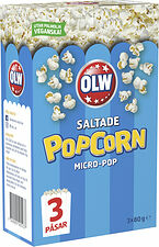 Popcorn Micropop Saltade 3-pack OLW
