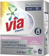Tvättmedel Via Color Sensitive Professional