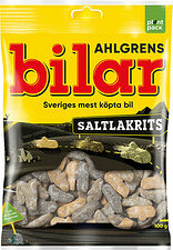 Ahlgrens Bilar Saltlakrits 100 g