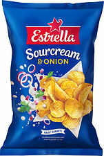 Chips Sourcream & Onion 40 g Estrella