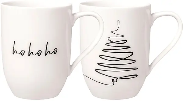 Mugg 28 cl Statement X-Mas set Tree 2-p Villeroy & Boch - bild 1