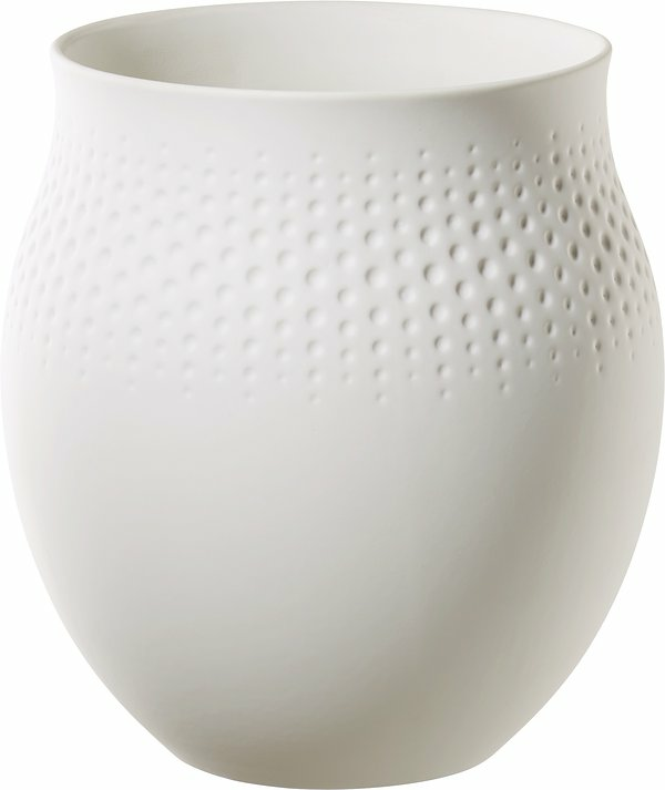 Vas 16,5x16,5x17,5cm Collier Blanc Perle Villeroy & Boch - bild 1