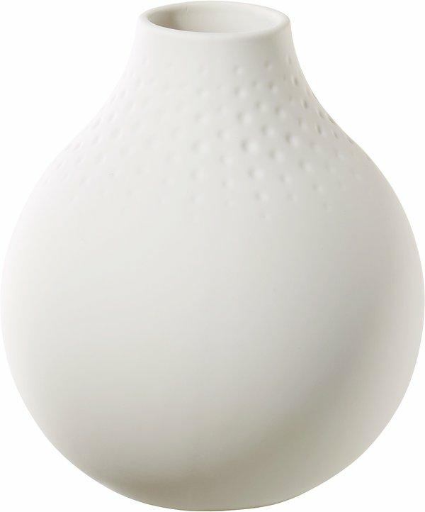 Vas Tall 11x11x12 cm Collier Blanc Perle Villeroy - bild 1