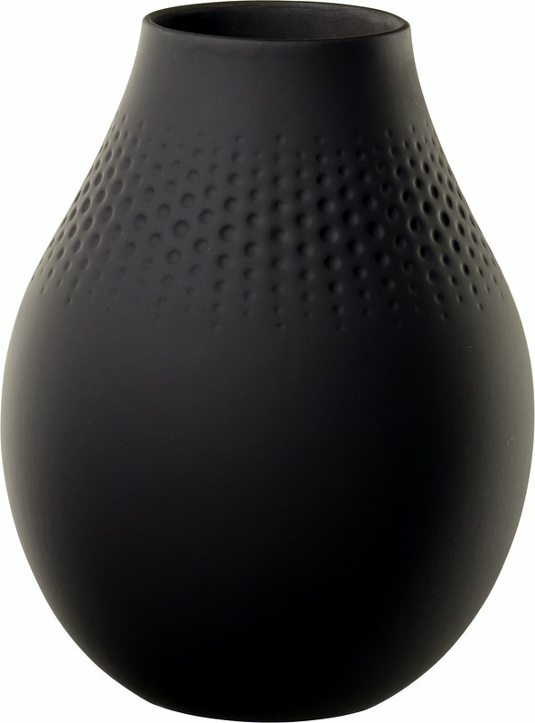 Vas 16x16x20 cm Collier Noir Perle tall Villeroy & Boch - bild 1