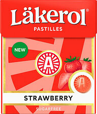 Läkerol Strawberry sockerfri Ahlgrens