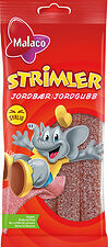 Strimler Jordgubb Malaco