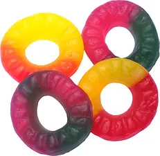 Fruity Rings lösvikt kartong Malaco