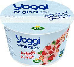 Yoggi Jordgubb Original 2% Arla