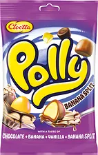 Polly Banana Split påse Cloetta