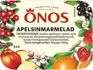 Apelsinmarmelad portion Önos