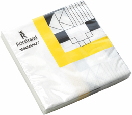 Servett Minimarket 33x33 cm Rörstrand