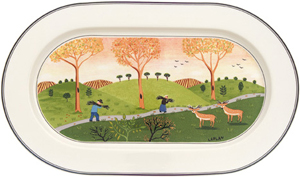 Tallrik oval 34 cm Design Naif Villeroy & Boc