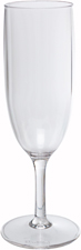 Champagneglas 17 cl Glasklar Nordiska Plast
