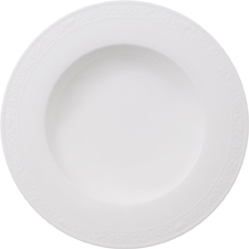 Tallrik djup 24 cm lWhite Pearl Villeroy & Boch