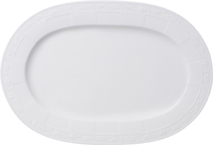 Tallrik flat oval 35 cm White Pearl Villeroy & Boch