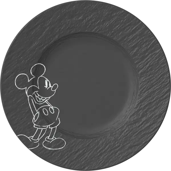 Tallrik flat 22 cm Manufacture Rock Mickey Mouse Villeroy & - bild 1