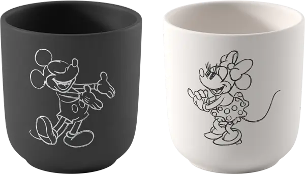 Mugg 28 cl 2-p Manufacture Rock Mickey Mouse Villeroy & Boch - bild 1