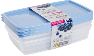 Frys/Micro 0,4 L 3-p Transparent Nordiska Plast