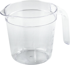 Halvlitersmått Glasklar Nordiska Plast