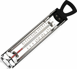 Sockertermometer stål/svart 30,5 cm Patisse