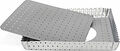 Silvertop pajform kvadrat perforerad 21 cm Patisse