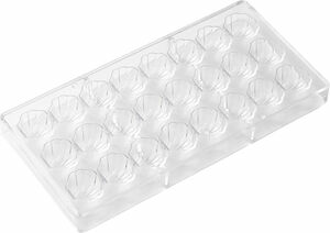 Chokladform till 24 st mussla klar 27 cm Patisse