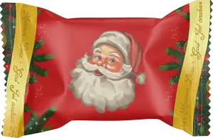 Julpralin Röd Snöboll Mormor Lisas