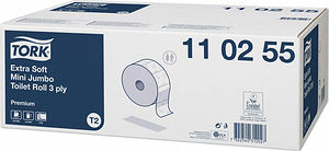Tork Toalettpapper Mini Jumbo Extra mjukt T2