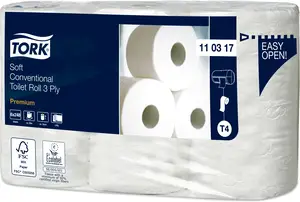 Tork Toalettpapper Extra mjukt Premium 3-lager T4