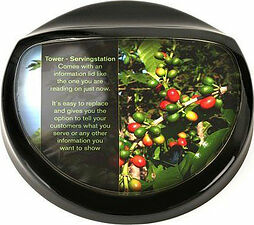 Displaylock till serveringsstation 5 Liter Crem