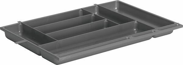 Besticklåda stor 7-fack Grå Nordiska Plast - bild 1