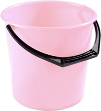 Hink 10 L Rosa Nordiska Plast