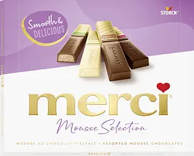 Merci Mousse Selection Chokladask 210 g
