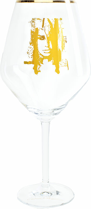 Rödvinsglas 75 cl Wild Woman Gold Edition Carolina Gynning - bild 1