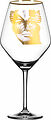 Rödvinsglas 75 cl Golden Butterfly Gold Edition Carolina Gyn