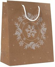 Papperskasse Lyx Snowflake 320x160x420 mm brun