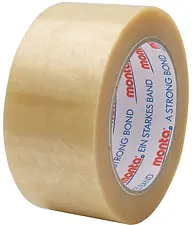 Packtejp Transparent 50 mm PVC 124 Monta