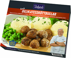 Mannerström Små Delikatessköttbullar potatismos Dafgårds