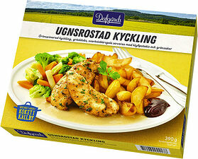 Ugnsrostad Kyckling klyftpotatis Dafgårds