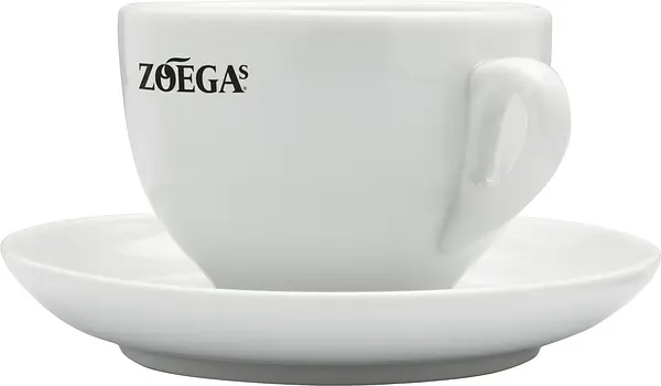 Cappuccinokopp 20 cl med fat vit Zoégas Professional - bild 1