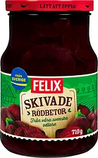 Rödbetor skivade glas Felix