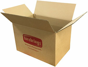 Ytteremballage stor Tomtelåda rill