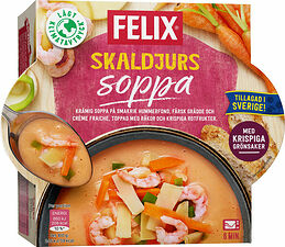 Skaldjurssoppa Felix